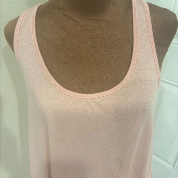 Umgee Blush Pink Top with Lace Detail - Picture 3 of 4